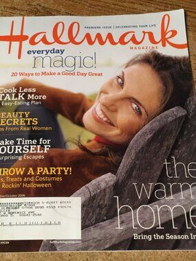 2006 HALLMARK MAGAZINE SEPTEMBER/OCTOBER PREMIERE ISSUE WARM HOME